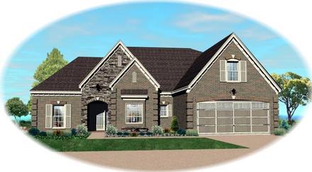 House Plan 47221 Elevation