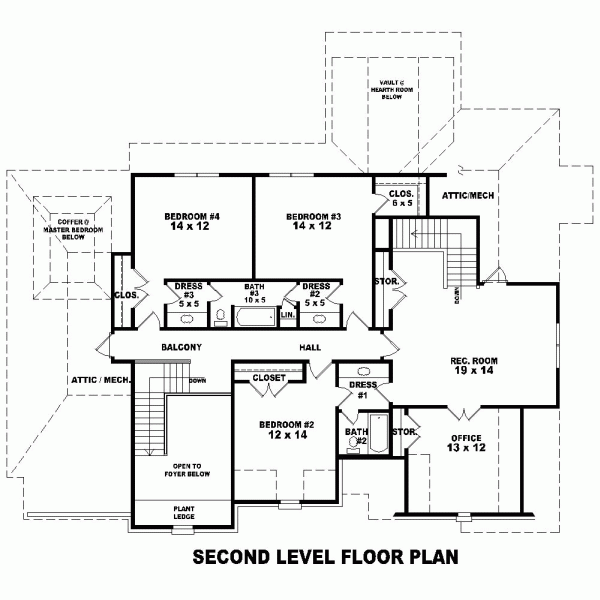  Level Two of Plan 47242