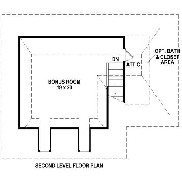 Cottage Level Two of Plan 47266
