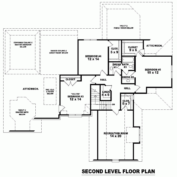  Level Two of Plan 47288