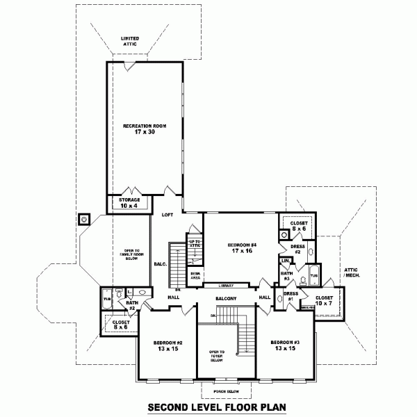  Level Two of Plan 47335