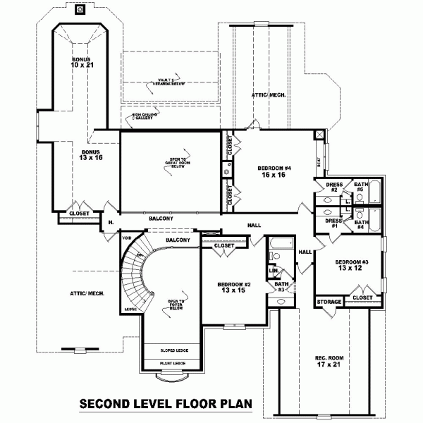  Level Two of Plan 47340