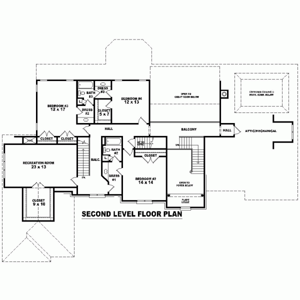  Level Two of Plan 47349