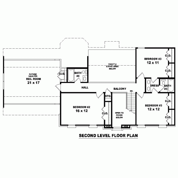 Traditional Level Two of Plan 47389