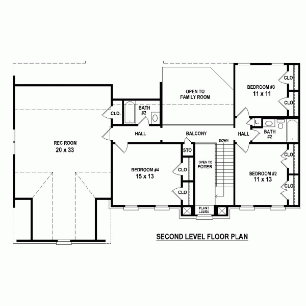 Traditional Level Two of Plan 47393