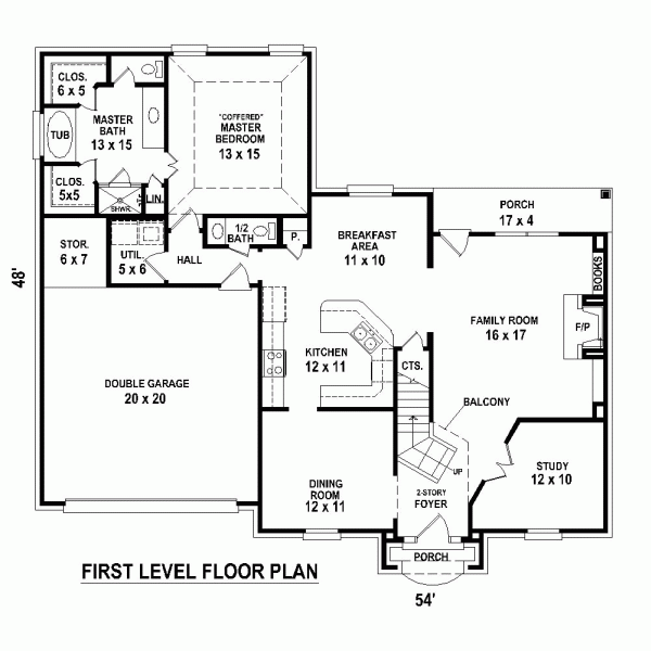 Traditional Level One of Plan 47399