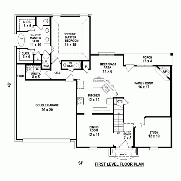 Traditional Level One of Plan 47402