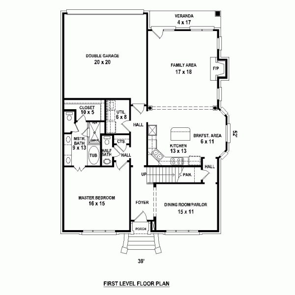 Narrow Lot Level One of Plan 47403