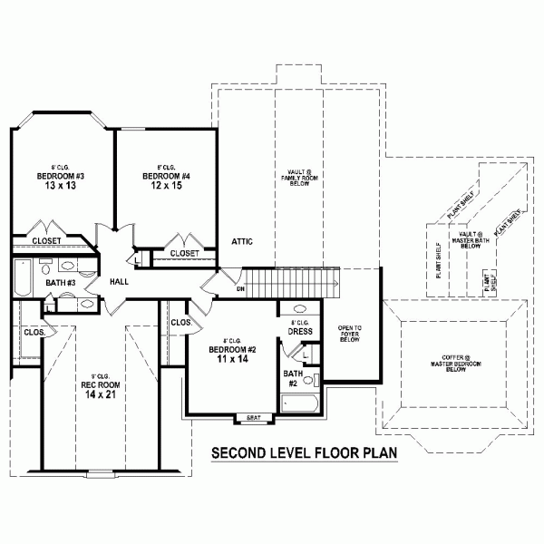 Traditional Level Two of Plan 47462