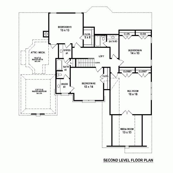 Traditional Level Two of Plan 47463