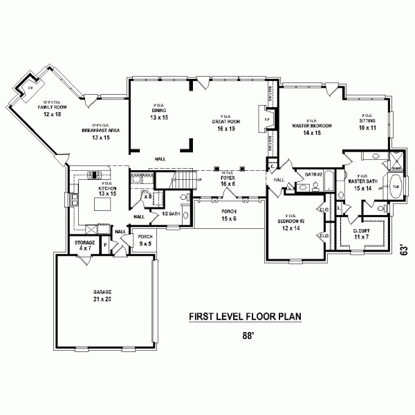 Traditional Level One of Plan 47502