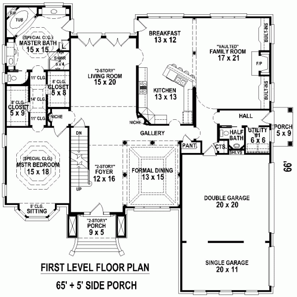 Traditional Level One of Plan 47504