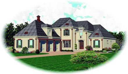 House Plan 47530 Elevation