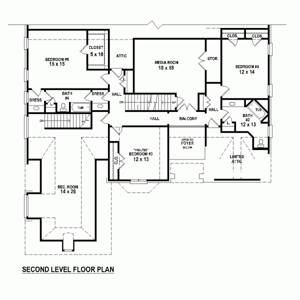 Traditional Level Two of Plan 47533