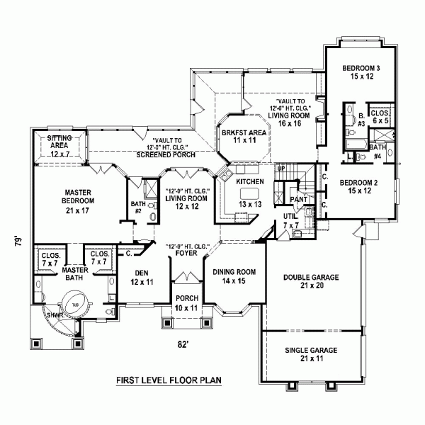 Contemporary Level One of Plan 47535