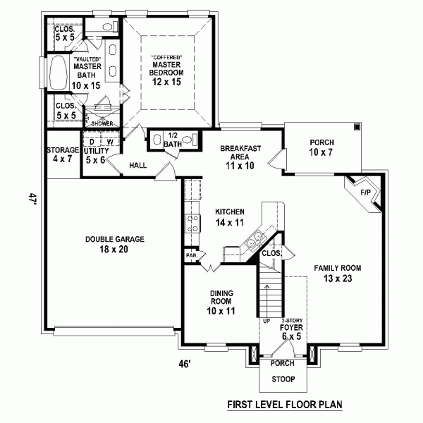 Traditional Level One of Plan 47569