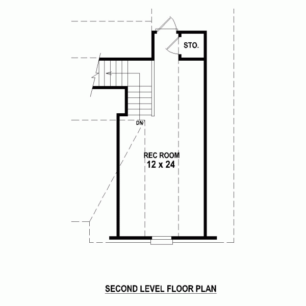 Narrow Lot Traditional Level Two of Plan 47595