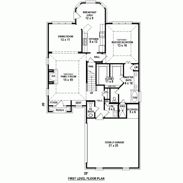 European Narrow Lot Level One of Plan 47597