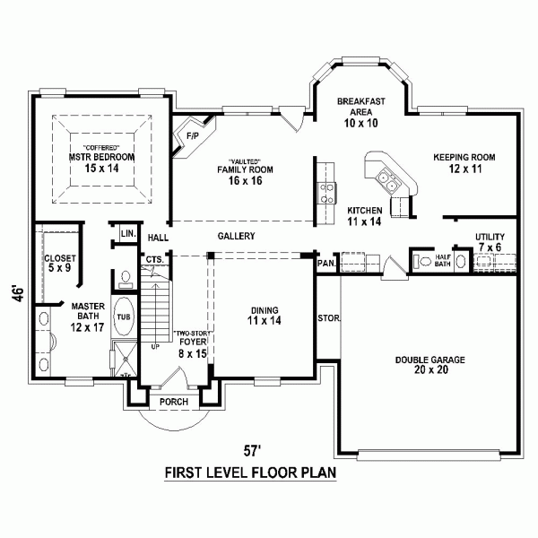 European Traditional Level One of Plan 47903