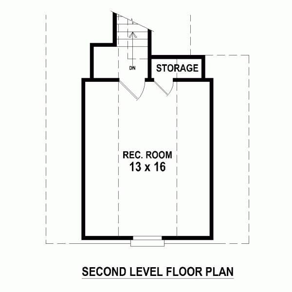 Narrow Lot Traditional Level Two of Plan 47906