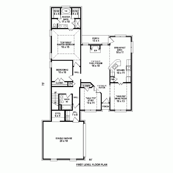 Traditional Level One of Plan 47907