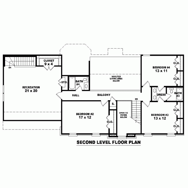 European Traditional Level Two of Plan 47908