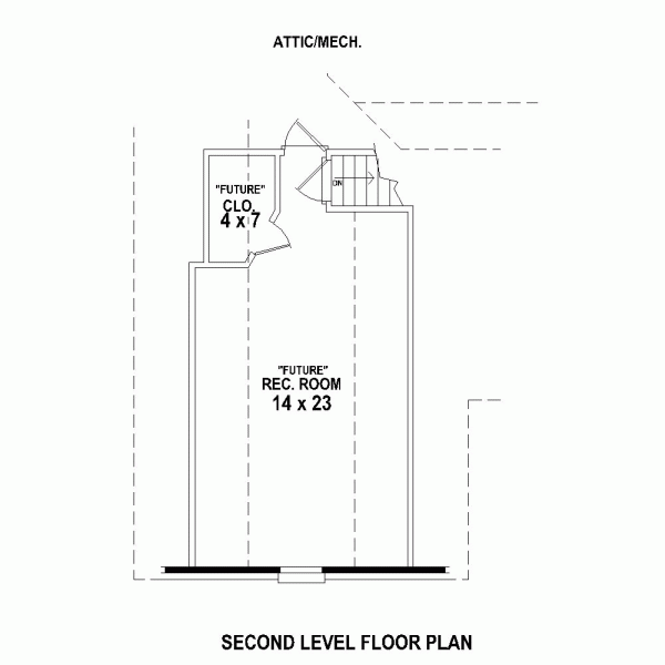 Country European One-Story Level Two of Plan 47911