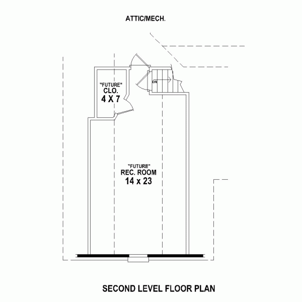 Country European One-Story Level Two of Plan 47912