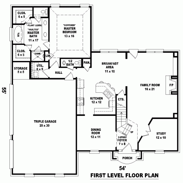 Traditional Level One of Plan 47913