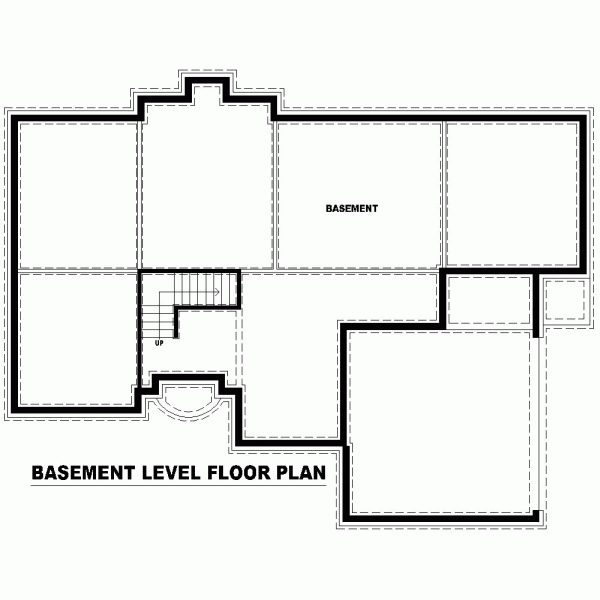 Traditional Lower Level of Plan 47921