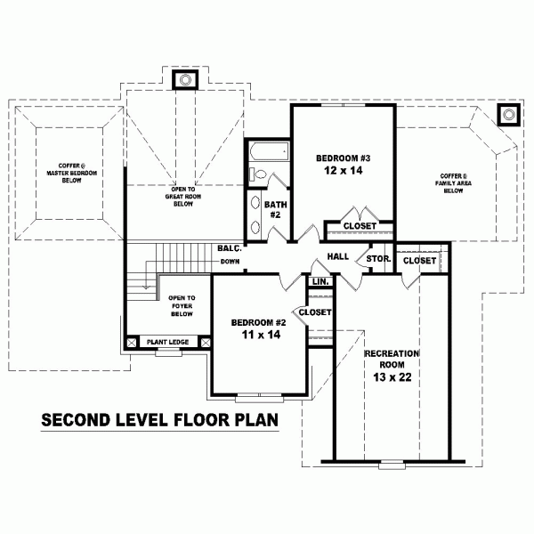 Traditional Level Two of Plan 47921