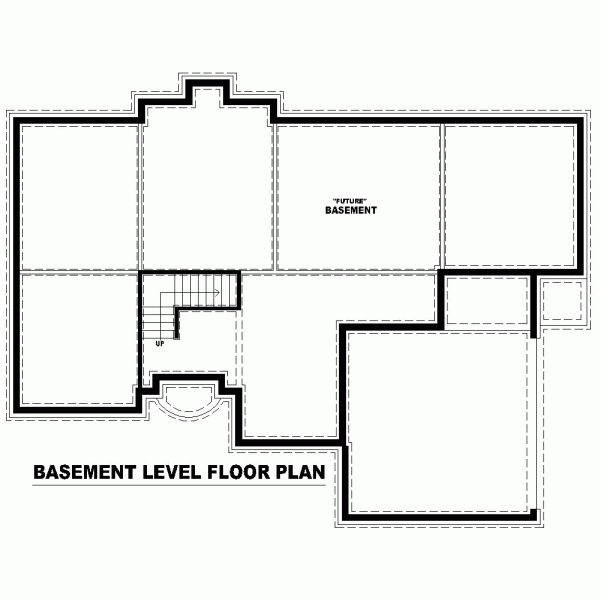 Traditional Lower Level of Plan 47922