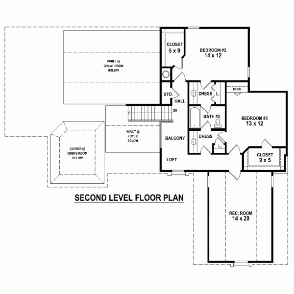 Colonial Level Two of Plan 47938