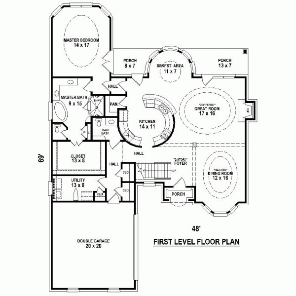 Traditional Level One of Plan 47939