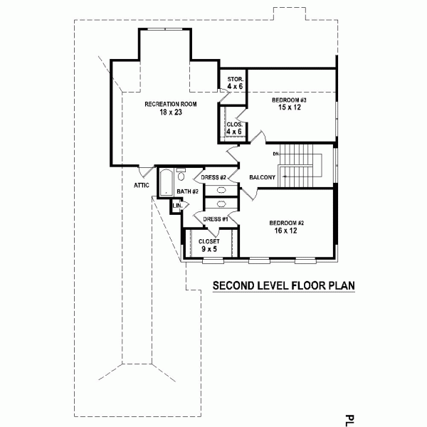 European Traditional Level Two of Plan 47945