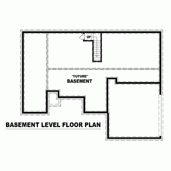 European Traditional Lower Level of Plan 47952