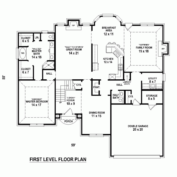 European Traditional Level One of Plan 47985