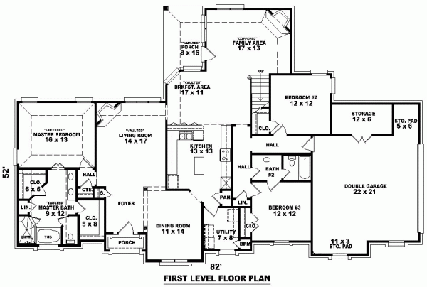 Traditional Level One of Plan 47989