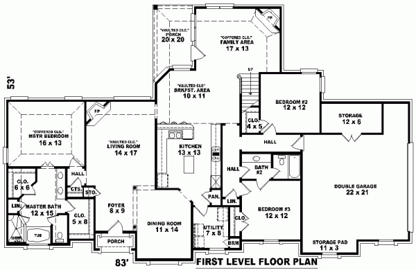 European Traditional Level One of Plan 47991