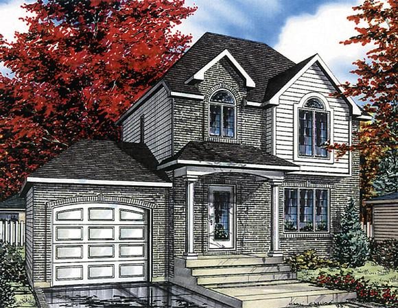 House Plan 48023 Elevation