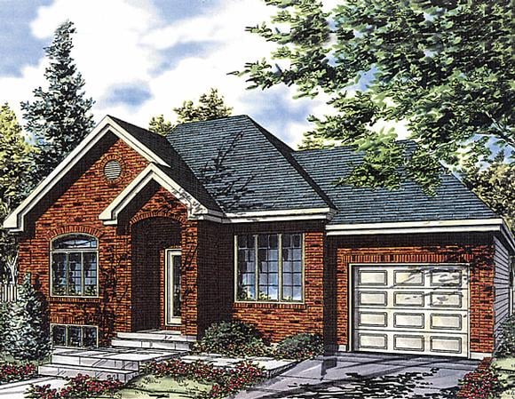 House Plan 48026 Elevation