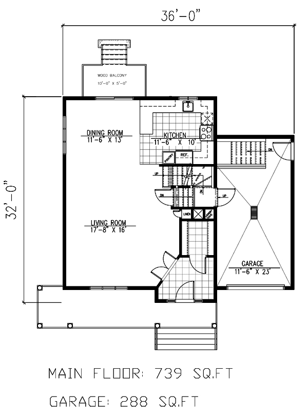 Country European Narrow Lot Level One of Plan 48064