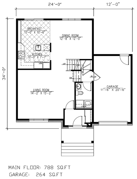 House Plan 48070 First Level Plan