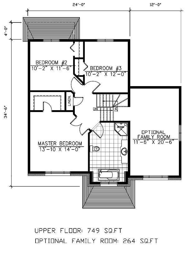 European Narrow Lot Level Two of Plan 48072