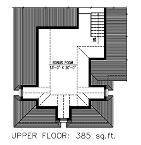 One-Story Traditional Level Two of Plan 48092