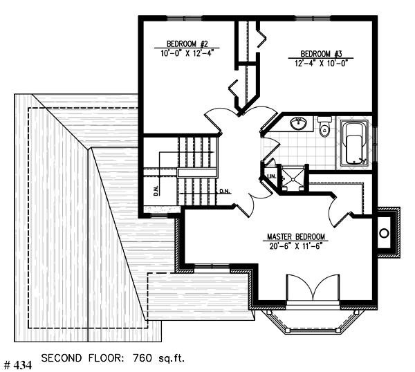 European Narrow Lot Level Two of Plan 48107