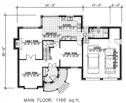 House Plan 48111 First Level Plan