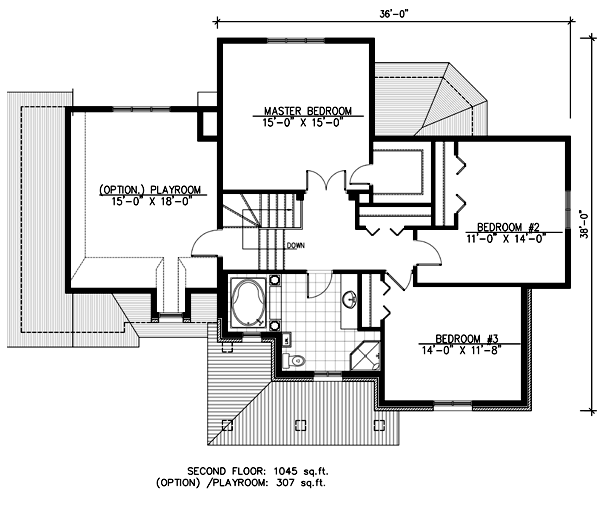 Traditional Level Two of Plan 48140