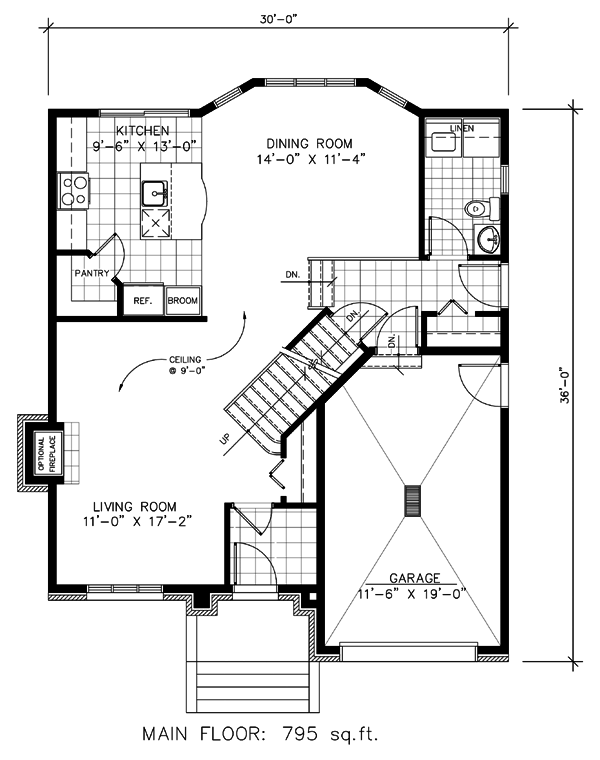 Narrow Lot Victorian Level One of Plan 48149