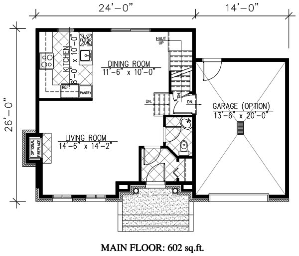 European Narrow Lot Level One of Plan 48165